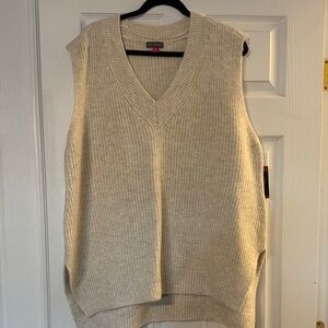 Vince Camuto Beige Knit Vest